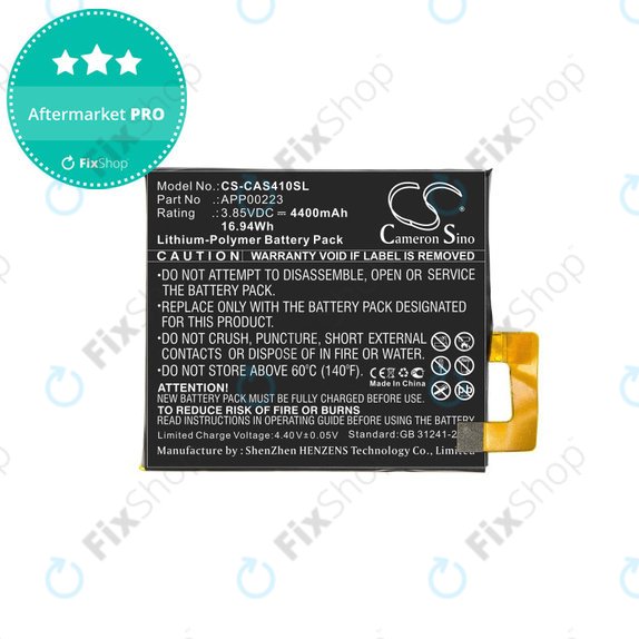 Baterie pro Caterpillar CAT S41, 4400mAh, Li-Pol, 3.85 V, APP00223, HQ
