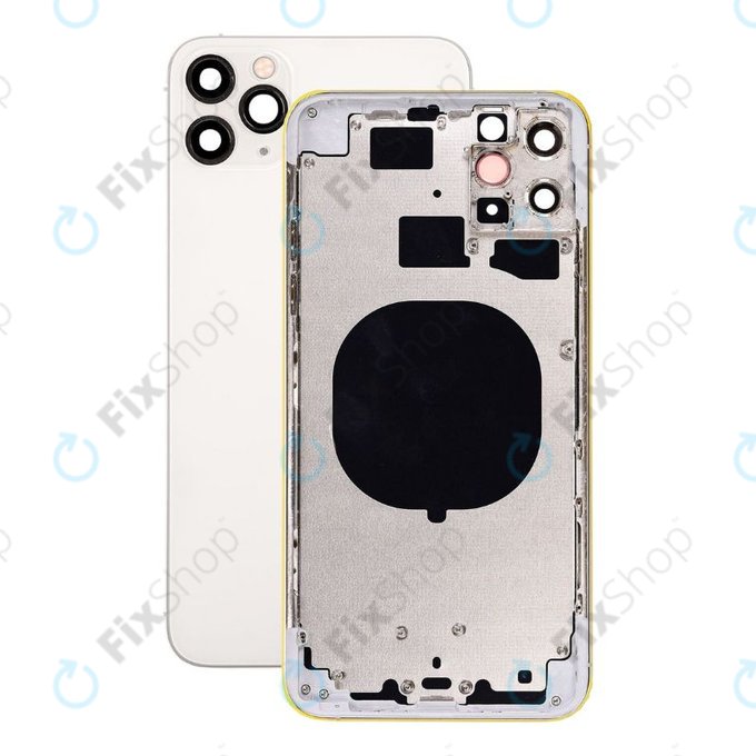 Apple iPhone 11 Pro Max - Zadní Housing (Silver)