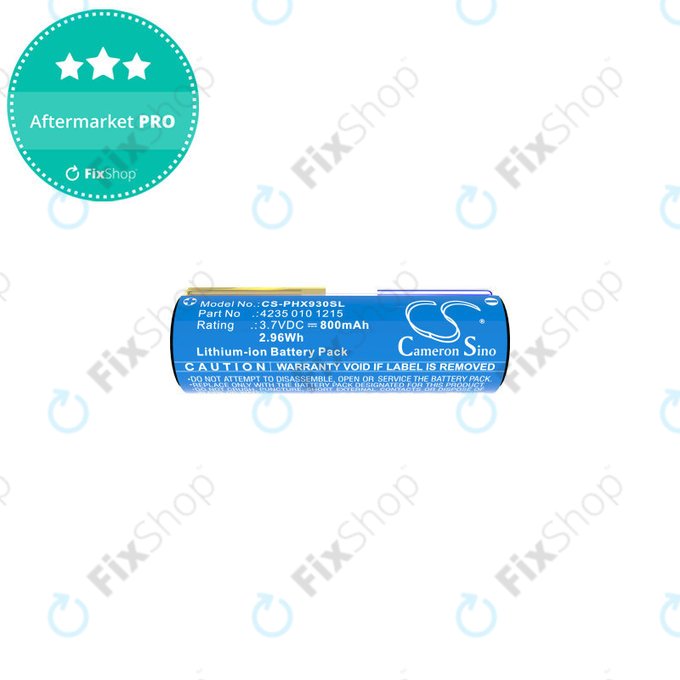 Baterie pro Oral-B Genius X, Smart 6000, Philips Diamondclean, Easyclean, 800mAh, Li-Ion, 3.7V, 4235 010 13068, HQ