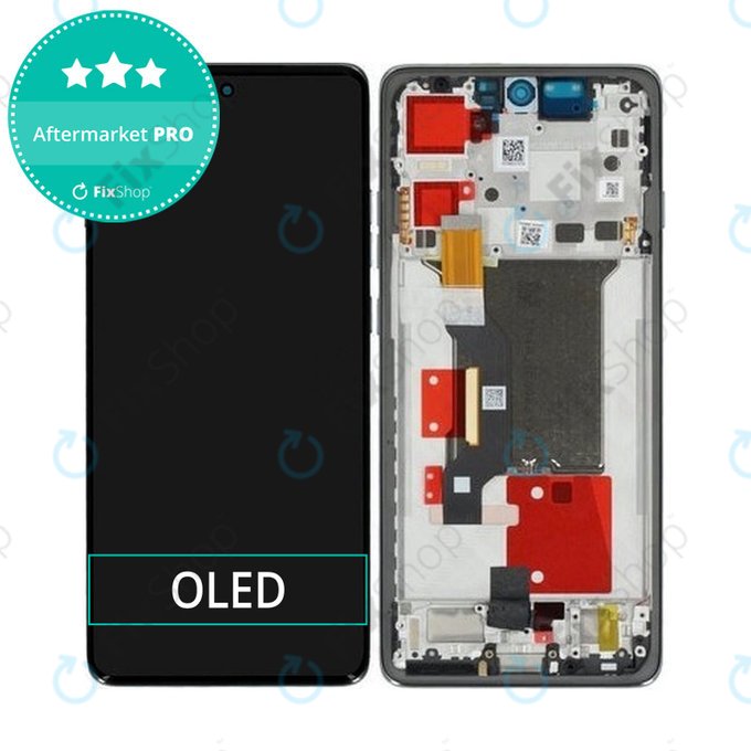 Motorola Edge 60 Pro - LCD Displej + Dotykové Sklo + Rám (Shadow) OLED