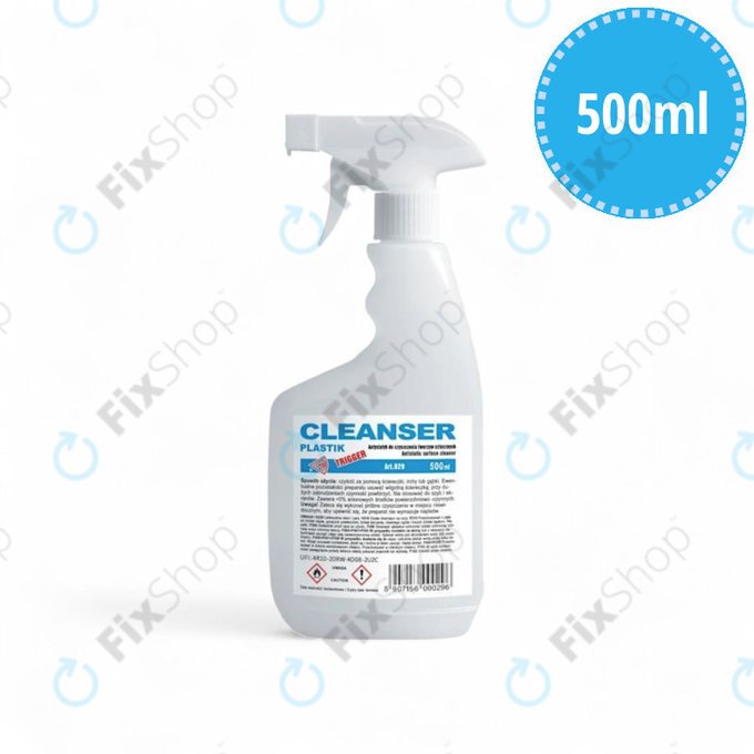 Čistič plastů s rozprašovačem, 500 ml
