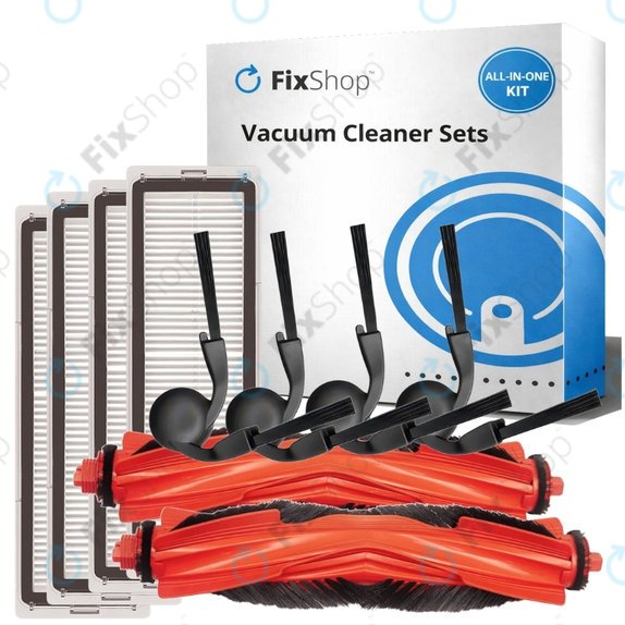 Sada náhradních dílů pro Xiaomi Robot Vacuum S40 (2x Hlavní kartáč, 4x Filtr, 4x Boční kartáč)