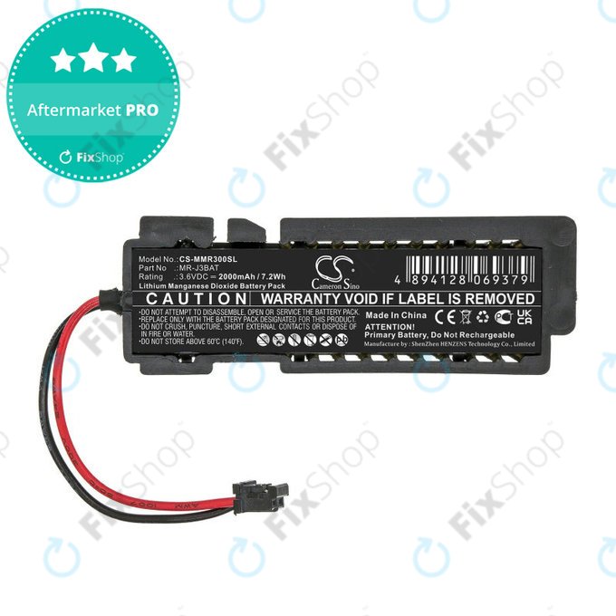 Baterie pro Mitsubishi Melservo MR-J3, 2000mAh, Li-MnO2, 3.6V, MR-J3BAT, HQ