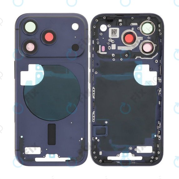 Zadní Housing pro iPhone 17 Pro Max, Dark Blue