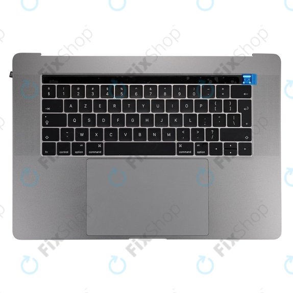 Apple MacBook Pro 15" A1707 (Late 2016 - Mid 2017) - Horní Rám Klávesnice + Klávesnice UK + Mikrofon + Trackpad + Reproduktory (Space Gray)