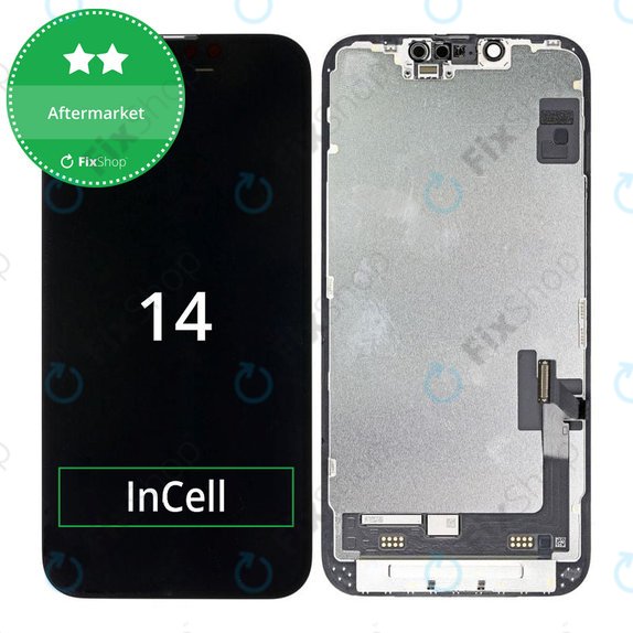 Displej In-Cell HD+ pro iPhone 14, Dotykové sklo s rámem