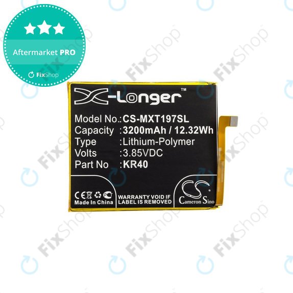 Baterie pro Motorola One Vision, 3200mAh, Li-Pol, 3.85 V, SB18C43602, HQ
