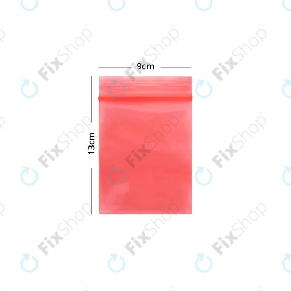 ESD Antistatický Uzavíratelný Sáček (Red) - 9x13cm 100ks