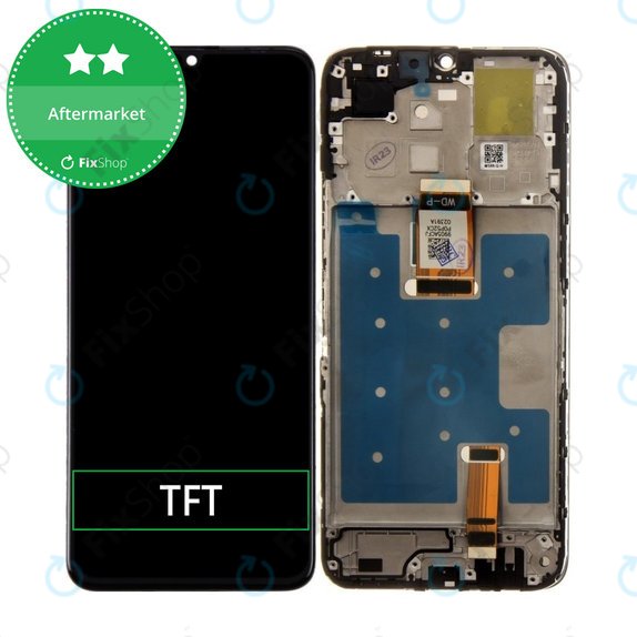 Honor X6a - LCD Displej + Dotykové Sklo + Rám (Midnight Black) TFT