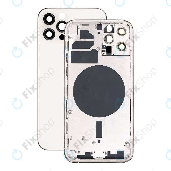 Apple iPhone 12 Pro - Zadný Housing (Silver)