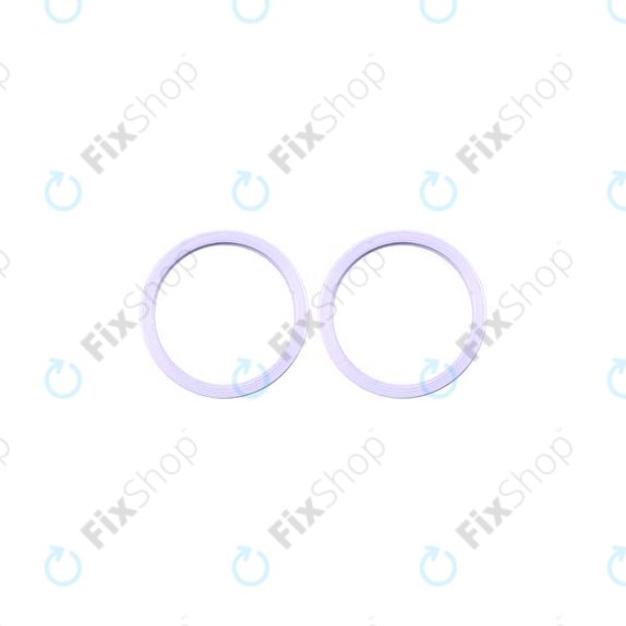 Apple iPhone 11, 12, 12 Mini - Rám Sklíčka Zadní Kamery (Purple) - 2ks