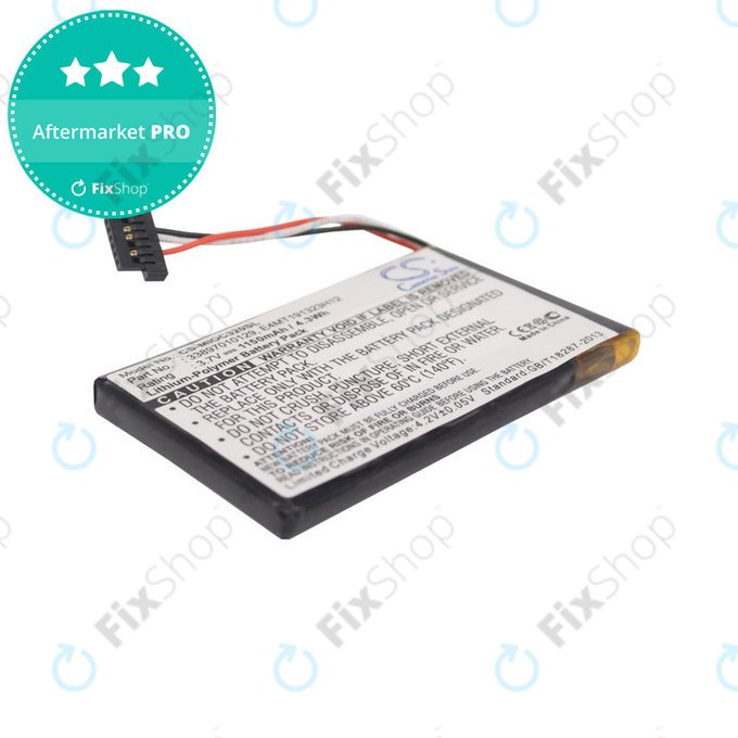 Baterie pro Mitac Mio C320, C520, C520t, C720, C810, BP-LX1320/11-B0001 SN, Li-Polymer, 3.7V, 1150mAh, HQ