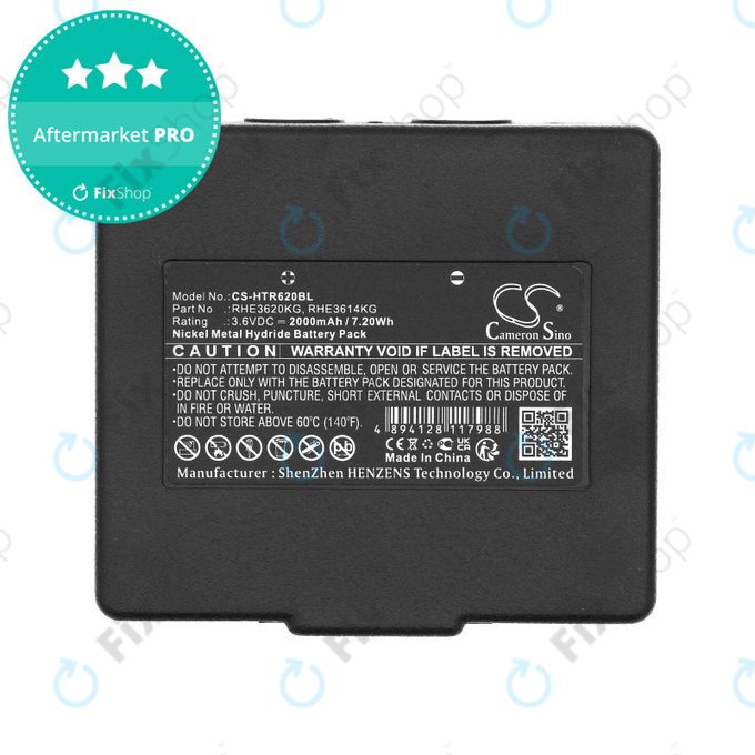 Baterie pro Hetronic Abitron Mini, 2000mAh, Ni-MH, 3.6V, RHE3620KG, HQ