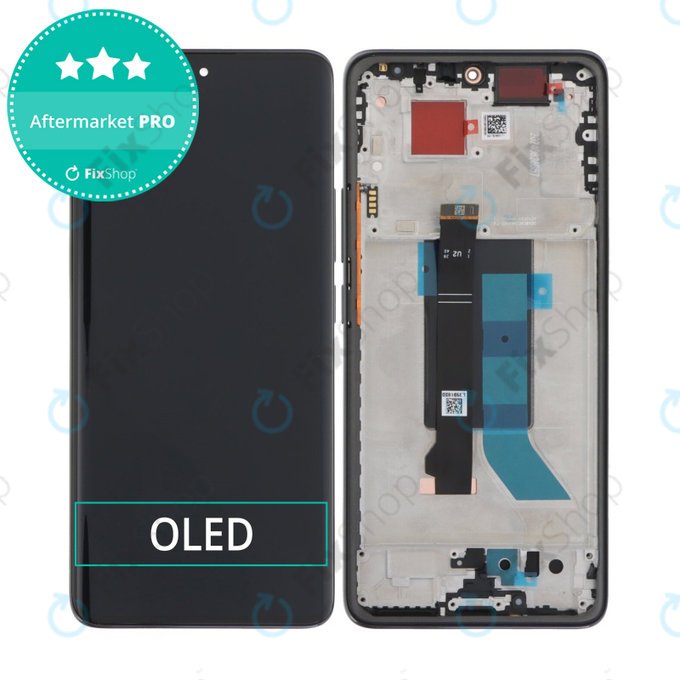 Xiaomi Redmi Note 14 Pro 5G 24090RA29G - LCD Displej + Dotykové Sklo + Rám (Midnight Black) OLED