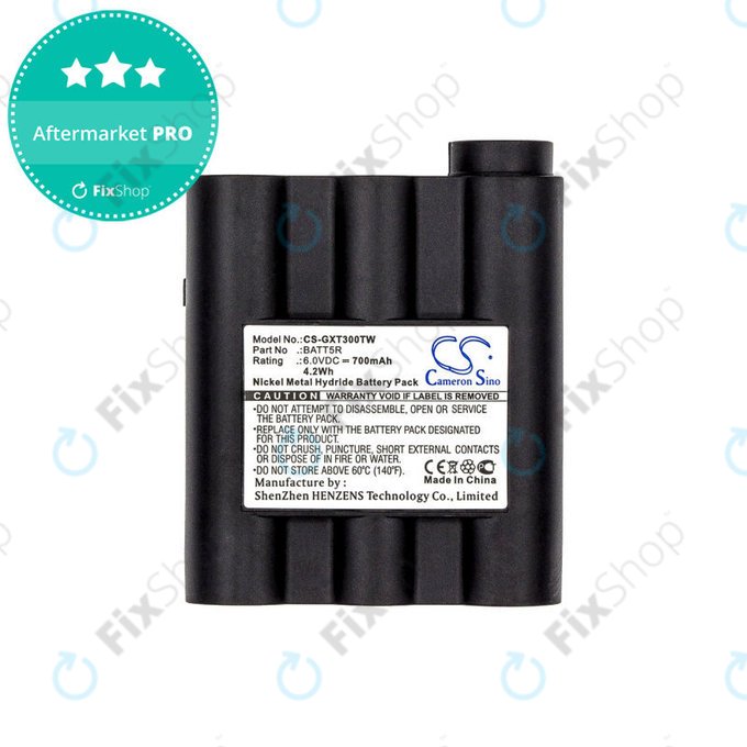Baterie pro Alan G7, Midland GTX-series, 700mAh, Ni-MH, 6V, BATT5R, HQ