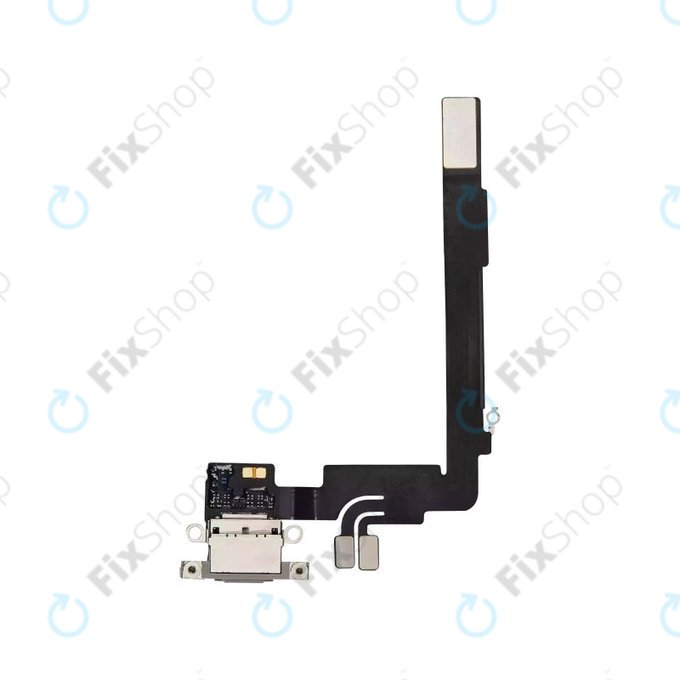 Apple iPhone 16 Pro Max - Nabíjecí Konektor + Flex Kabel (Natural Titanium)