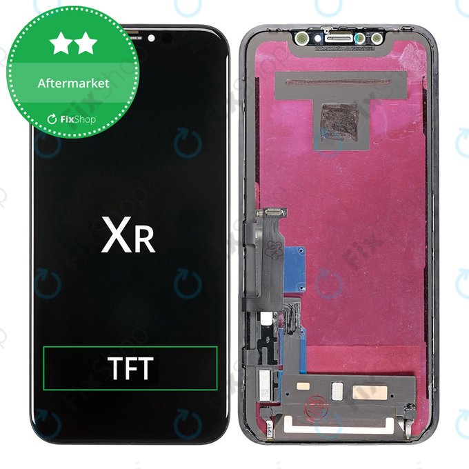 Displej pro iPhone XR, Dotykové sklo s rámem