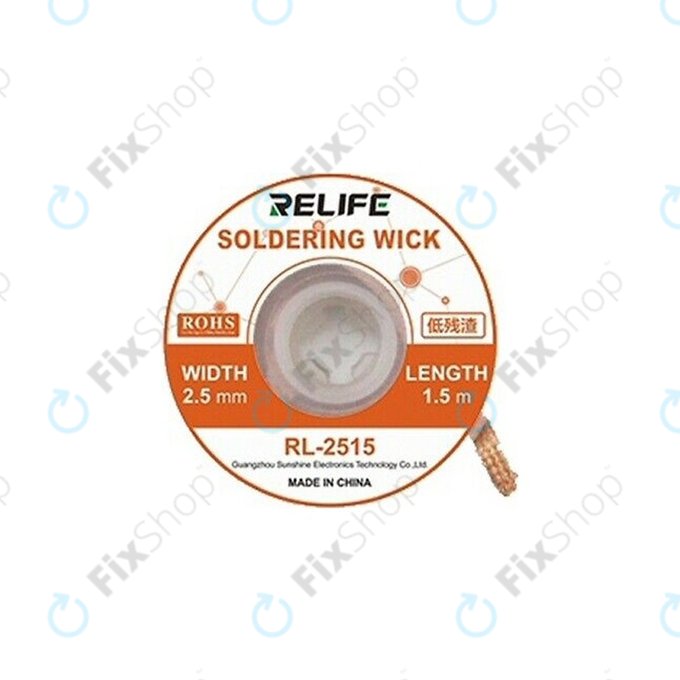 Relife RL-2515 - Pájecí Knot pro Odstranění Přebytečného Cínu (2.5mm)