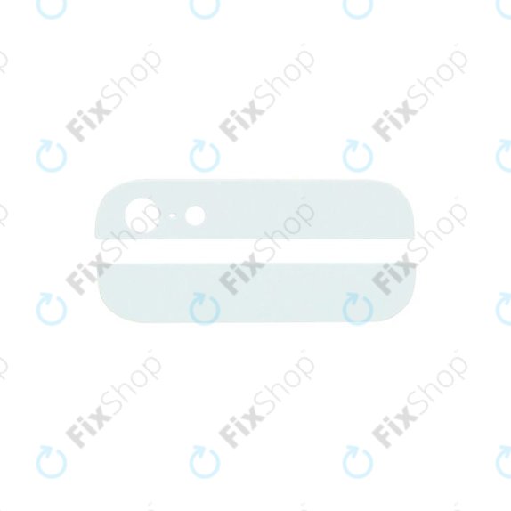 Apple iPhone 5 - Zadní Skleněné Lišty (White)