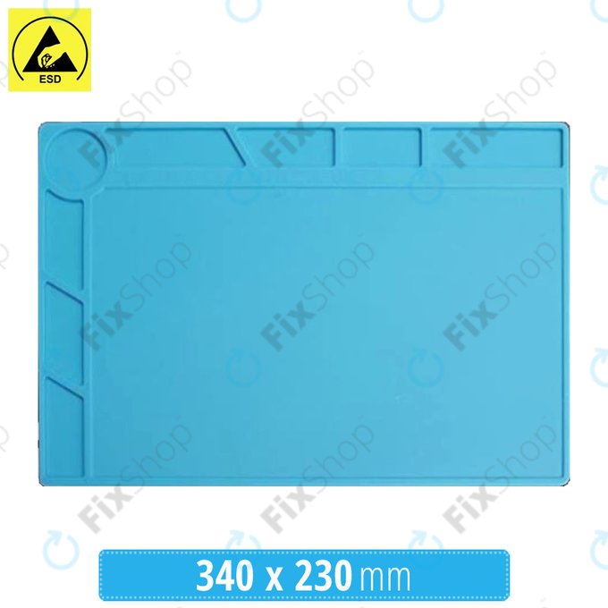 ESD Antistatická Teplovzdorná Silikonová Podložka - 34 x 23cm