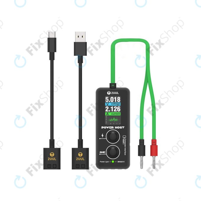 Digitální USB-C tester napětí a proudu (Power Host), 2UUL PW15