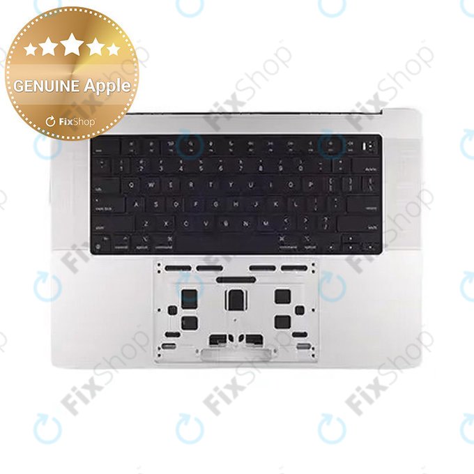 Horní rám klávesnice pro MacBook Pro 16", A3403 (2024), s klávesnicí US a baterií, Silver, 661-42824, Genuine Apple