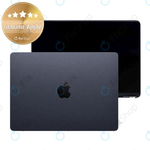 LCD displej pro MacBook Air 15", A3241 (2025), s předním sklem a krytem, Midnight, 661-50131, Genuine Apple