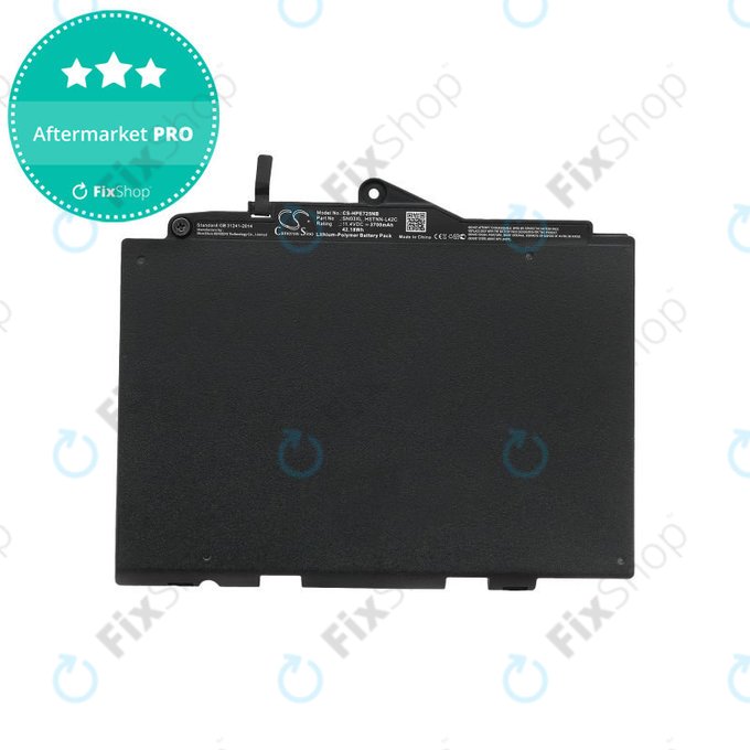 Baterie pro HP Elitebook 725 G3, 3700mAh, Li-Pol, 11.4V, 800232-241, HQ