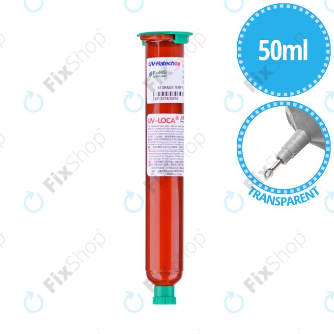 UV-Loca TP-2500F - Lepidlo pro Lepení Dotykových Skel - 50ml
