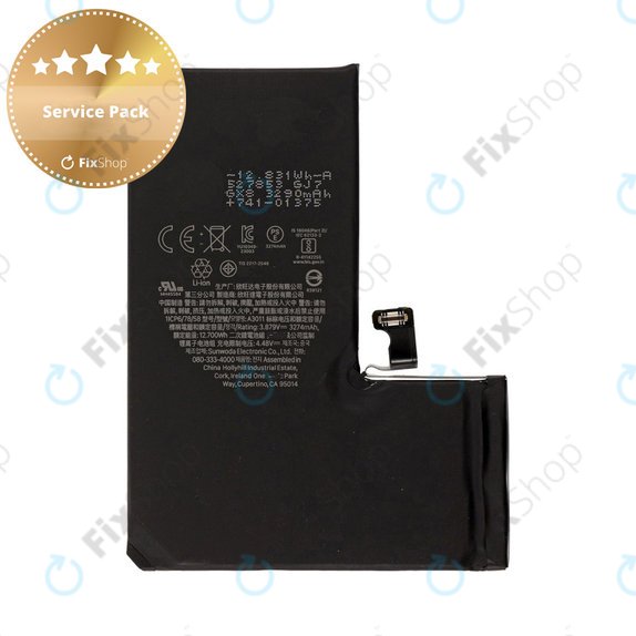 Baterie pro iPhone 15 Pro, 3274mAh, A3011, Service Pack