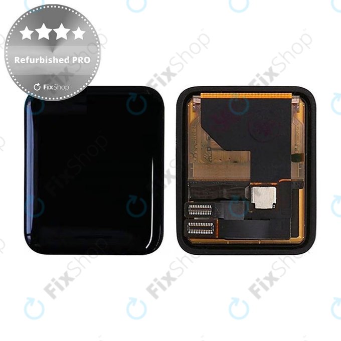 LCD Displej pro Apple Watch 1 38mm, Dotykové sklo bez rámu, Refurbished PRO