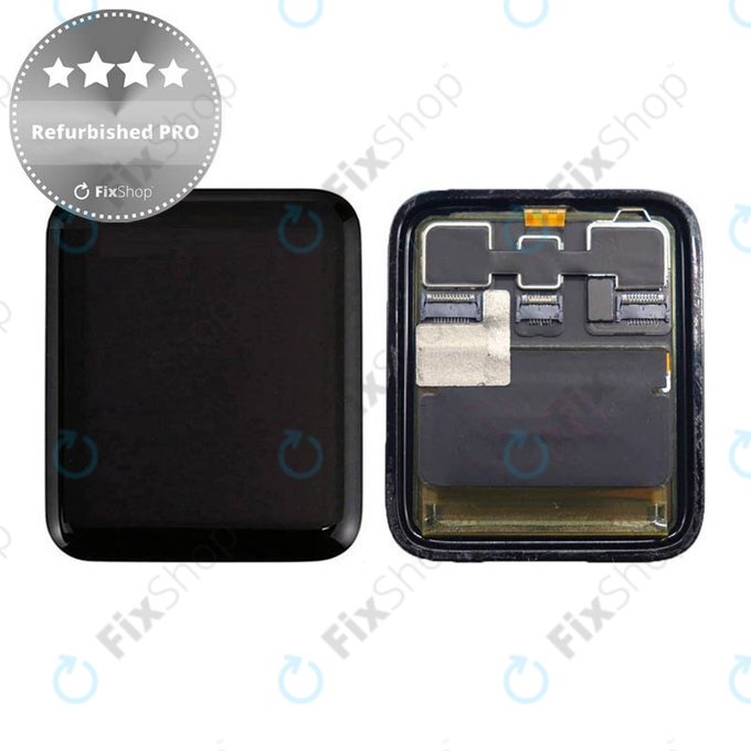 LCD Displej pro Apple Watch 2 42mm, Dotykové sklo bez rámu, Refurbished PRO